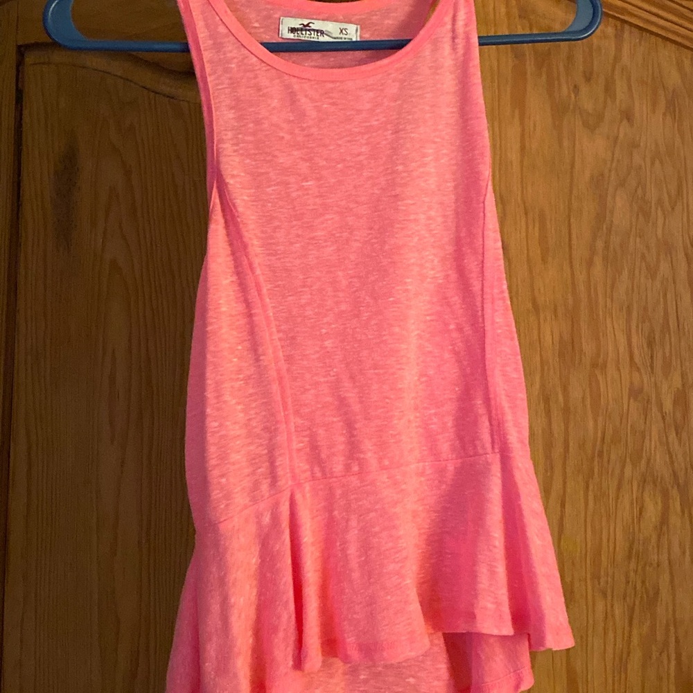 Peplum tank top